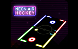 Neon Air Hockey