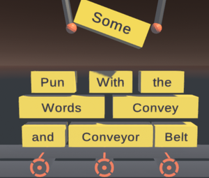 play Some Pun With The Words Convey And Conveyor Belt