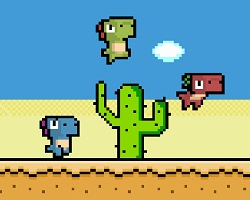 play Pixel Dino Run