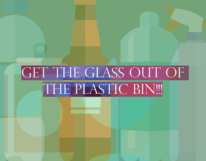 play Get The Glass Out Of The Plastic Bin!!!