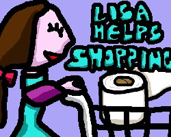 Lisa Helps Shopping