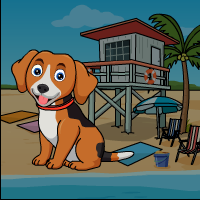 play G4E Beach Dog Escape