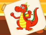 play Friendly Dragons Coloring