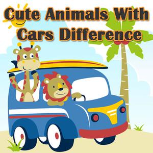 play Cute Animals With Cars Difference