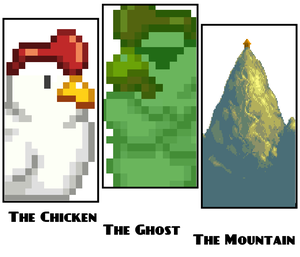 play The Chicken, The Ghost And The Mountain