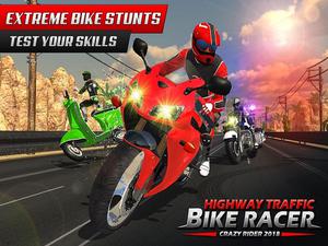 Highway Rider Bike Racing: Crazy Bike Traffic Race