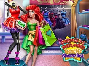 play Princess Mermaid Realife Shopping