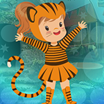 play Tiger Disguise Girl Escape