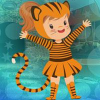 play Tiger Disguise Girl Escape