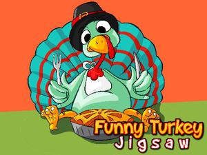 play Funny Turkey Jigsaw