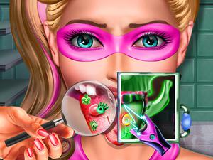 play Super Doll Tongue Doctor