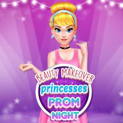 play Beauty Makeover Princesses Prom Night