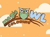 play Magic Owl Coloring