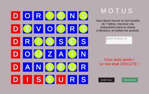 play Motus (French Word Game)