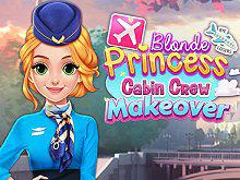 play Blonde Princess Cabin Crew Makeover