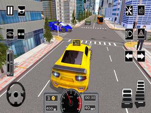 play Modern City Taxi Car Simulator