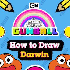 play Gumball How To Draw Darwin