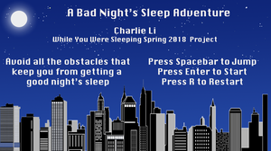 play A Bad Night'S Sleep Adventure