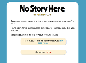 play No Story Here