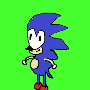 Sonic Drinks A Glass Of Water