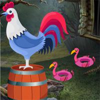 play Games4King-Cute-Rooster-Rescue-2