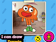 play Gumball: How To Draw Darwin