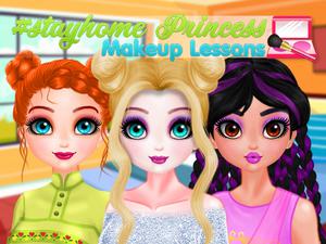 play Stayhome Princess Makeup Lessons