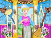 play Cinderella House Cleaning Challenge