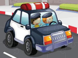 play Police Cars Jigsaw