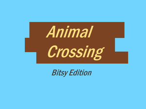 Animal Crossing Bitsy Prototype