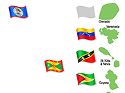 play Match The Flag: Americas & Caribbean