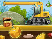 play Gold Truck Crane