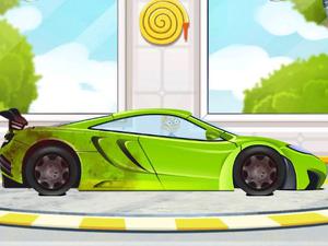 play Sports Car Wash 2D