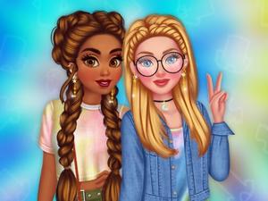 play Princesses Tie Dye Fashion