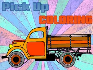 play Pick Up Trucks Coloring