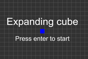 play Expanding Cube