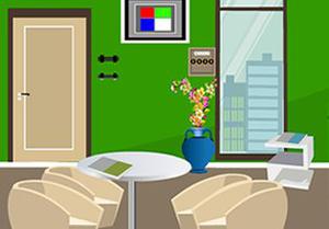 play Green Office Room Escape