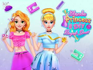 play » Blonde Princess #Diy Royal Dress