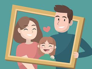 play Happy Family Puzzle