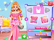 play Blonde Princess #Diy Royal Dress