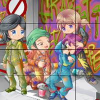 play Graffiti-Artists-Sliding-Puzzle