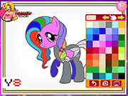 play Sweet Pony Coloring Book