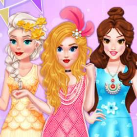 play Princess Dazzling Dress Design - Free Game At Playpink.Com