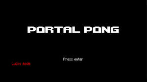 play Portal Pong