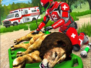 play Real Doctor Robot Animal Rescue