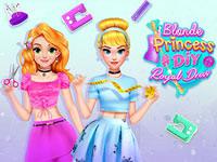 play Blonde Princess #Diy Royal Dress