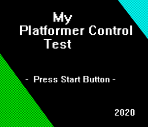 play My Platformer Control Test
