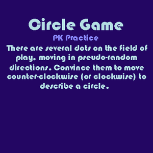 play Circle Game (Pk Practice)
