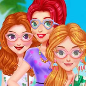 Princesses Stylish Sunglasses - Free Game At Playpink.Com