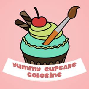 play Yummy Cupcake Coloring